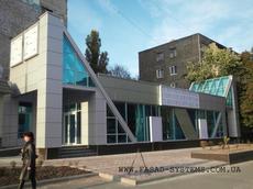 Фасады магазинов, торговых центров и автоцентров из Алюкобон