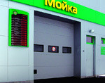 Ворота секционные промышленные, автоматика