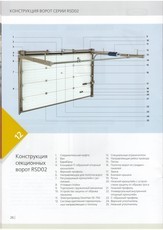 Ворота гаражные секционные, серия RSD02, DoorHan