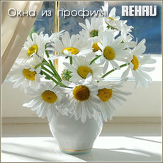 Металлопластиковые окна, двери REHAU от производителя