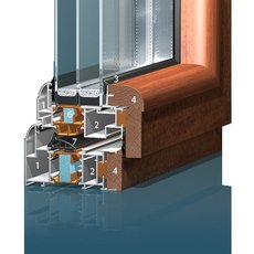 Алюмодеревянные энергосберегающие окна WOODAL