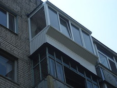 Комплекс работ по благоустройству балконов.