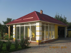 Алюминиевое остекление беседок METALPLAST, ALUPROF (Польша)