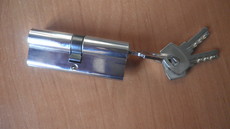 Цилиндр 80 мм 3 лазерных ключа -3, 8 $