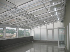 Алюминиевое остекление террасы PROFILCO (Греция)