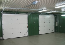 Автоматические секционные ворота