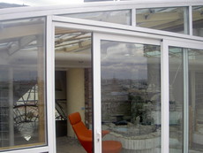 «Теплые» алюминиевые раздвижные окна REYNAERS (Бельгия)