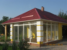 Алюминиевое остекление беседок ALUMIL, PROFILCO (Греция)