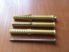 Рамный четырехраспорный дюбель от 10х80 до 10х200mm, потай,