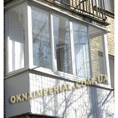Вынос, обшивка балконов. Балкон под ключ Киев.