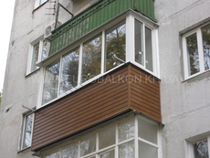 Реконструкция балкона, Балкон под ключ, Обшивка балкона, Раз