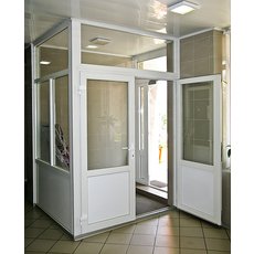 Двери алюминиевые. металлопластиковые
