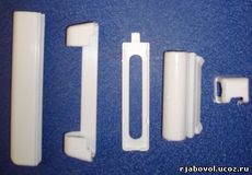 Декоративные накладки белые на фурнитурные петли (косметика)