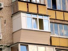 Вынос балкона по подоконнику