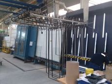 Стеклопакетная линия Lenhardt 2300X3500 с газ прессом и робо