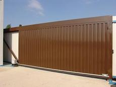 Ворота откатные гаражные в Киеве