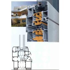 Окна и двери из теплого алюминия.