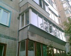 Балконы, окна, двери, лоджии металлопластиковые.