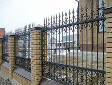 Кованые Заборы, изгороди, ограждения, калитки.