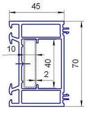 44 грн. расширитель 45мм на 70 систему!