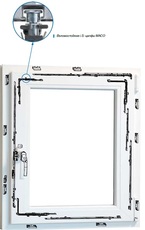 Противзломная оконная фурнитура Масо