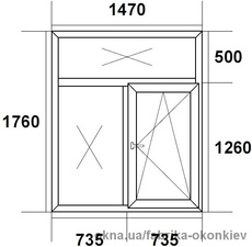 Продам новое окно REHAU 2-х кам стеклопакет