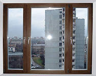 Ламинированные окна.