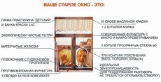 Зачем менять окна? Оцените преимущества Ваших старых окон!