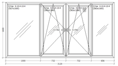 Лоджия металлопластиковая (новая)
