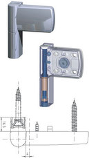 Петля дверна без куточка M-TEC III (120) кг SCHURING