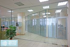От 400 грн./кв.м. стеклянные перегородки.