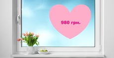 Вікно одностворчатое Windoff's. Київ і Бровари - 980 грн.