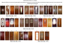 Деревяні двері із сосни, вільхи