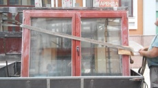 Дерявянные б/у окна