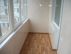 Балконы, лоджии, внутренняя отделка.