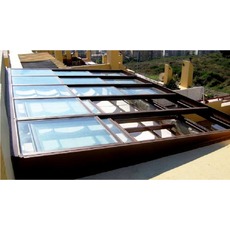 Раздвижная стеклянная крыша (холодная, теплая)