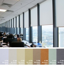 Рулонні штори з ефектом теплового дзеркала (сонцевідражаючі)