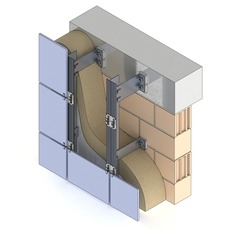 Подсистема для навесного вентилируемого фасада
