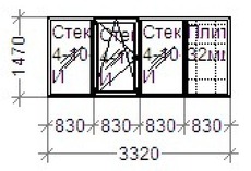 Остекление на лоджию