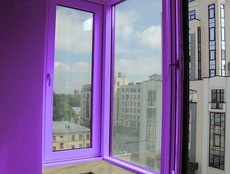 Окрашенные и ламинированные пластиковые окна