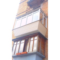 Монтаж ПВХ конструкций и сварочные работы по выносу балконов