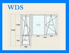 Окна WDS балконные