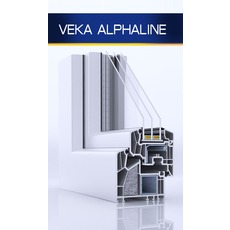 Віконний профіль ПВХ Alphaline. вікна veka