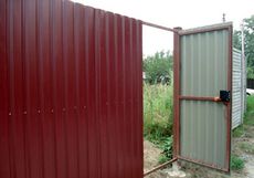 Ворота распашные, откатные с калиткой или без