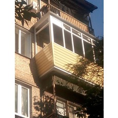 Остекление балконов Rehau под ключ от Дизайн Пласт®
