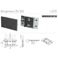 З'єднувач імпоста Brugmann ZS 302 - 211.3020.02.00
