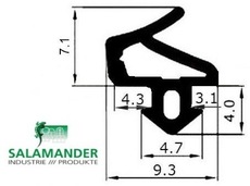 Ущільнювач Salamander притискної (стулковий).