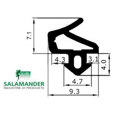 Уплотнитель Salamander прижимной (створочный).