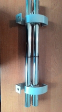 Ручки на входные металлопластиковые двери прямые цветные