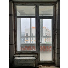 Балконный блок (дверь + окно) - 2 комплекта